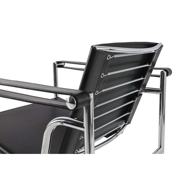 Metal 1 Armchair with Tilting Back by Le Corbusier for Cassina For Sale - Image 7 of 11