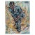 Blue "Portrait of Man in Suit" Contemporary Modernist Abstract Figurative Oil Painting by Costain For Sale - Image 8 of 8