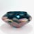 Modern 1991 Large Daniel Lotton Pulled Feather Pink & Blue Art Glass Vase For Sale - Image 3 of 11