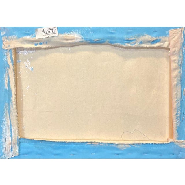 Alexandre Schaller, Ephemeral Trail, Acrylic on Canvas, 1990s For Sale - Image 9 of 10