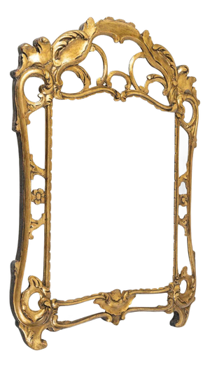 Louis XV Style Carved and Gilded Wood Mirror, 19th Century
