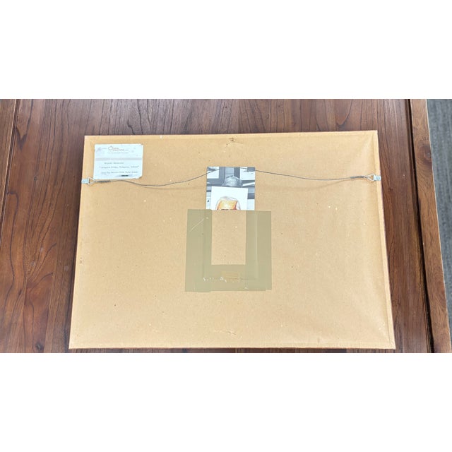 Dove Gray Original Omer Seamon Watercolor "Bridgeton Bridge" 1994 For Sale - Image 8 of 16