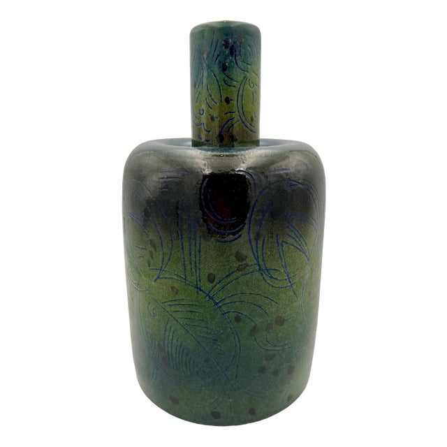 Mid-Century Ceramic Vase, Italy, 1970s For Sale