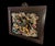 Mounted Glazed Shiwan Yellow Foo Dog / Guardian Lion Tile, Chinese Ceramic Wall Hanging For Sale - Image 4 of 11