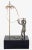 Charming, Mid-century, bronze sculpture by Curtis Jere. Features a young girl dancing around the maypole. Signed 1968. Set...