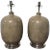 Late 20th Century Shagreen Porcelain Vases, Now as Lamps - a Pair For Sale