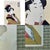 1920s Japanese Woodblock Prints Set of Nine (9) Kitagawa Utamaro Ukiyo-E Portraits Bijinga Women Showa Not Framed For Sale - Image 18 of 18