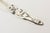 1980s Vintage Hand Wrought Sculptural Silver Plate Salad Servers Signed Acme Bates, Canada, 1980's For Sale - Image 5 of 10