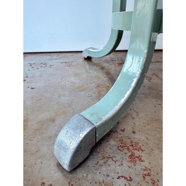 Celadon 1930's a.s. Aloe Adjustable Medical Stool, St. Louis For Sale - Image 8 of 12
