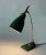 Mid-Century Adjustable Green Brass and Cast Iron Table Lamp by Gebrüder Cosack, 1950s For Sale - Image 4 of 18
