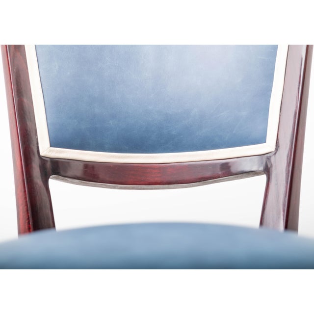 Art Nouveau Dining Chairs from Prof. Josef Hoffmann / Robert Fix, Vienna, Austria, 1900s, Set of 3 For Sale - Image 17 of 18