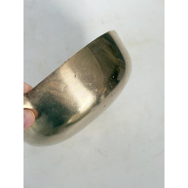 1950s Vintage Brass Trinket Trays, 1950, Set of 2 For Sale - Image 5 of 11