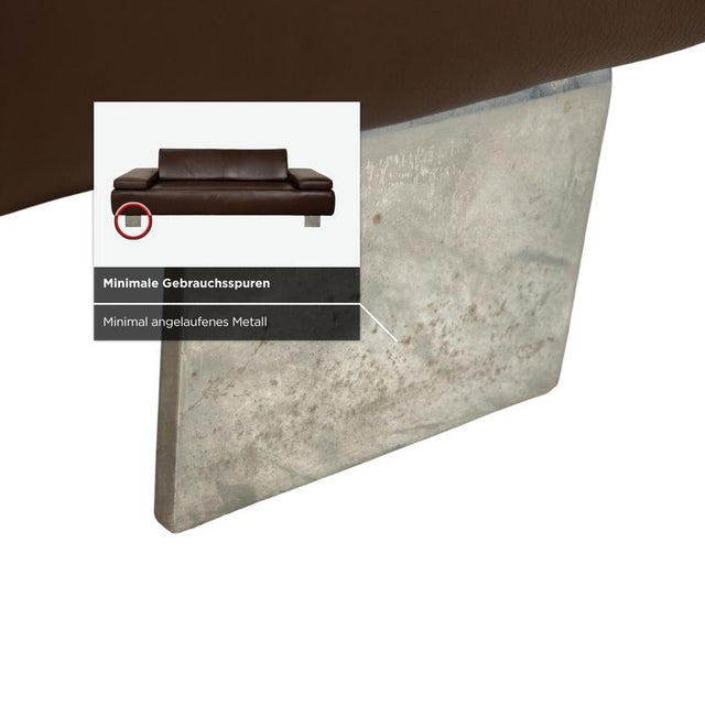 Taboo 3-Seater Sofas in Brown Leather from Willi Schillig, Set of 2 For Sale - Image 11 of 18