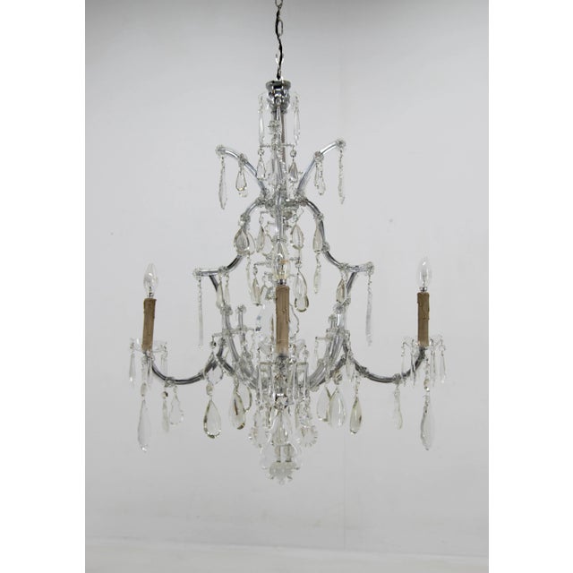 Early 20th century Maria Theresa style chandelier in perfect condition. Made in Austria, circa 1900. Carefully restored,...