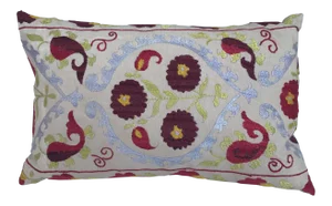 Embroidered Suzani Pillow