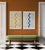 Mid-Century Modern Geometric Composition Blue For Sale - Image 3 of 4
