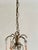 Venetian Style Beaded Brass Chandelier with Pink Murano Glass Drops, Italy, 1950s For Sale - Image 13 of 18