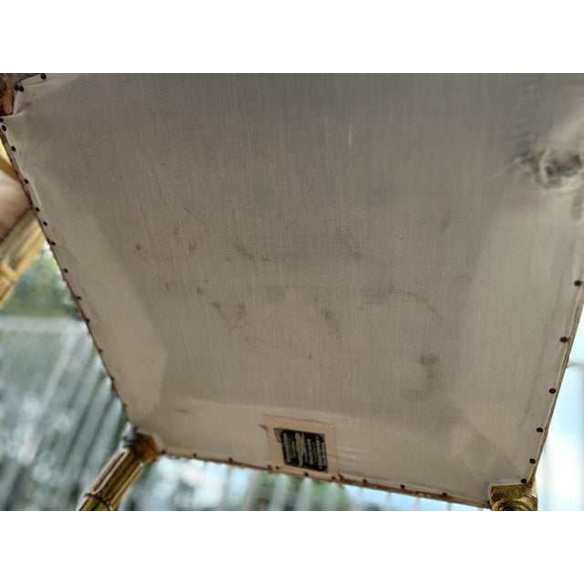 1950s Pair of Louis XVI–Style Giltwood Armchairs With 22k Gold Leaf For Sale - Image 13 of 14