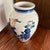 Blue 1980s Wloclawek Fajans Poland Hand Painted Pottery Vase For Sale - Image 8 of 10