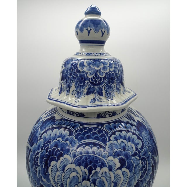 Vintage Ceramic Delftware Jar, 1950 For Sale - Image 9 of 18