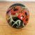 Late 20th Century Vintage Mouth Blown Glass Paper Weight With Red Flowers by Robert Eickholt For Sale - Image 5 of 9