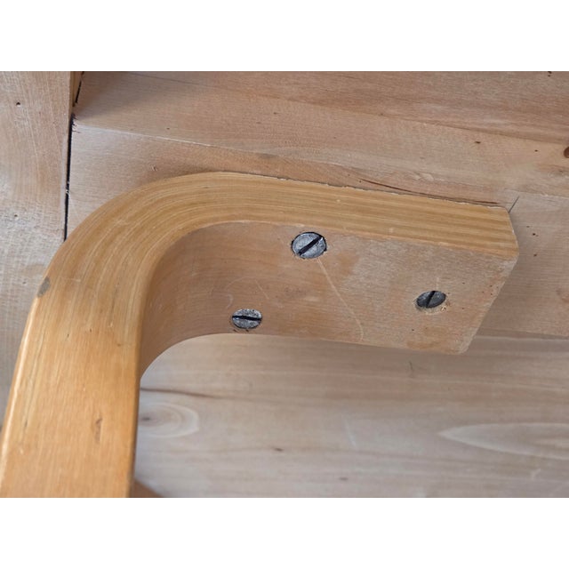 90A Table in Blue Linoleum by Alvar Aalto for Artek, Finland, 1950s For Sale - Image 15 of 16
