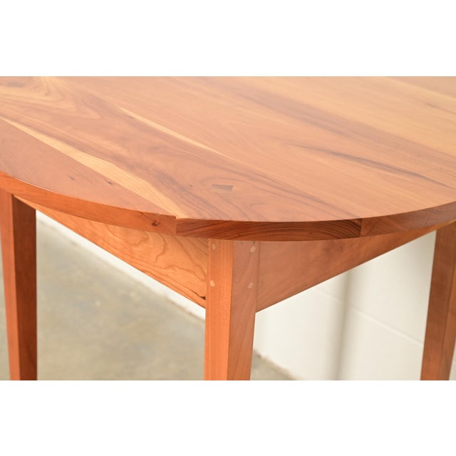 Wood Harden Furniture Arts and Crafts Shaker Solid Cherry Wood Occasional Side Table or Tea Table For Sale - Image 7 of 11