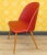 Mid-Century Modern Red Cocktail Chair, 1950s For Sale - Image 3 of 12