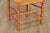 Wood Custom Crafted Maple Ladderback Rush Seat Dining Chair For Sale - Image 7 of 12