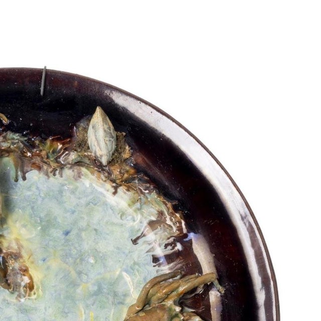 Large Earthenware Plate, 19th Century For Sale - Image 4 of 6