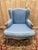 Louis XV Style Wingback Armchair For Sale - Image 4 of 6