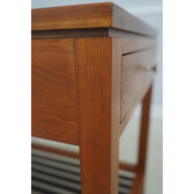 Stickley Cherry Mission Style 2 Tier Side Table For Sale - Image 9 of 17