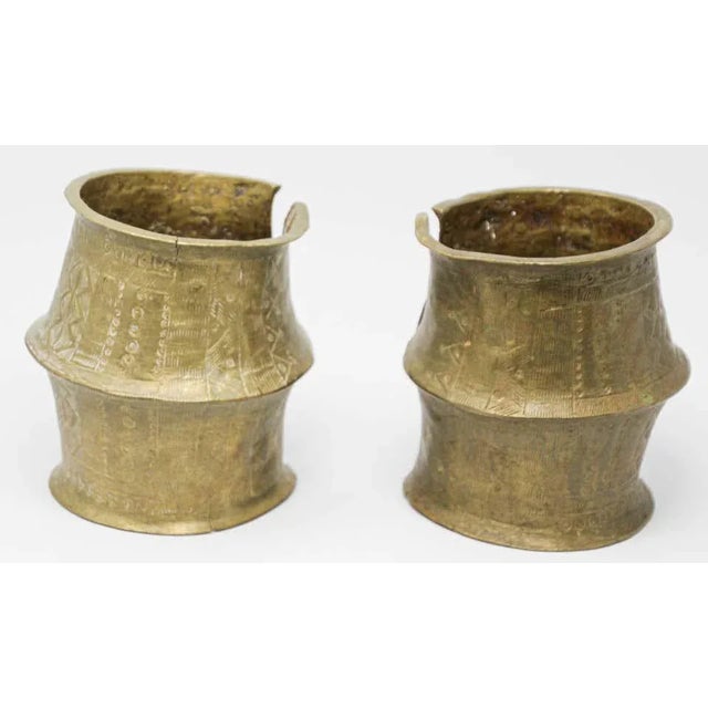 Tribal Bronze Konga Anklet Leg Band - A Pair For Sale - Image 3 of 11