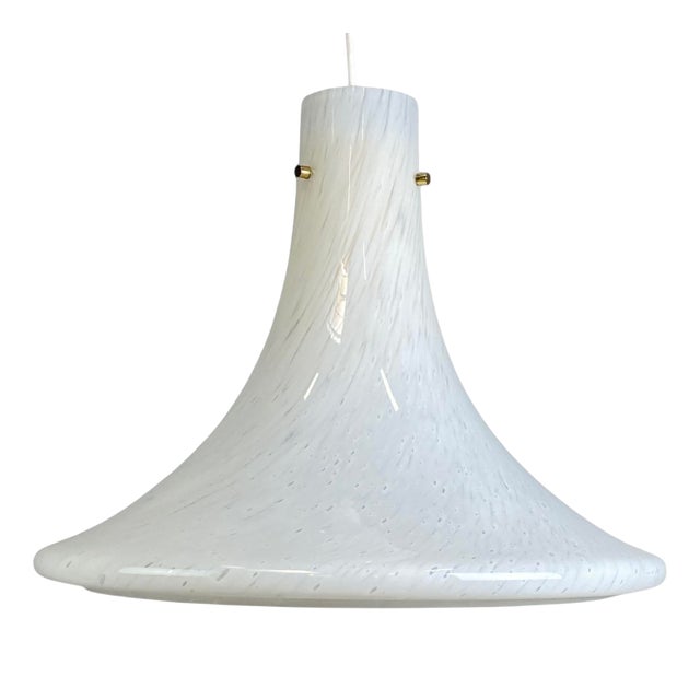 Large Art Glass Pendant Lamp from Glashütte Limburg, Germany, 1970s For Sale