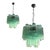 Murano Glass Sputnik Chandeliers by Simoeng, Set of 2 For Sale - Image 14 of 14