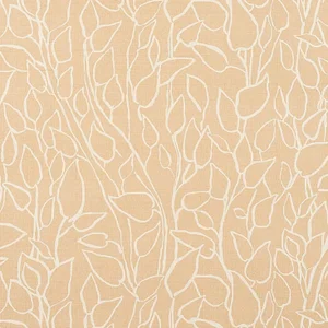 Sample - Schumacher Solandra Vine Sisal Wallpaper in Straw
