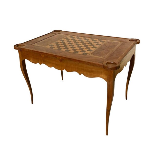 Louis XV Style Game Table in Wood For Sale - Image 6 of 9