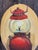 Original Folk Art Lantern Painting on Reclaimed Wood Rustic Primitive Wall Sculpture For Sale - Image 4 of 10
