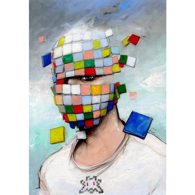 Enki Bilal, Portrait of Space Invader, 2023, Silkscreen For Sale - Image 6 of 6