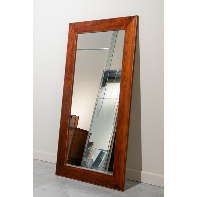 Mid-Century Danish Rectangular Mirror, 1960 For Sale - Image 4 of 9