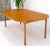 Compact Teak Danish Mid-Century Modern Dining Table w/ Large Leaves Extensions For Sale - Image 12 of 13