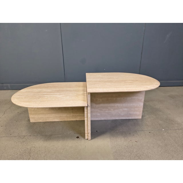 Vintage Travertine Coffee Tables, 1970s, Set of 2 For Sale - Image 11 of 11