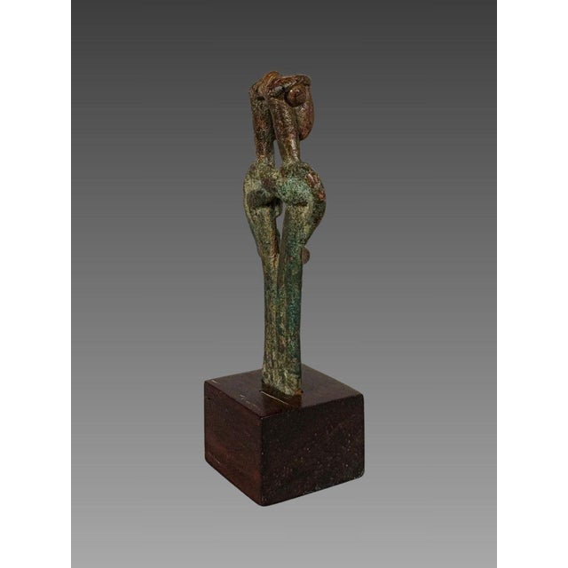 Idol, AMLASH, EARLY 1ST MILLENNIUM BC bronze archaeology 15th Century & Earlier For Sale - Image 4 of 6