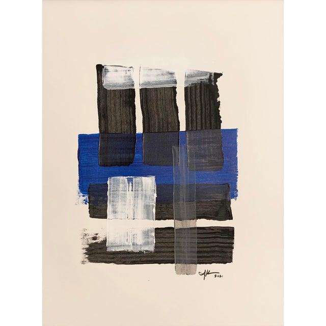 "Untitled 84" Contemporary Abstract Acrylic Painting by J. Kent Martin For Sale