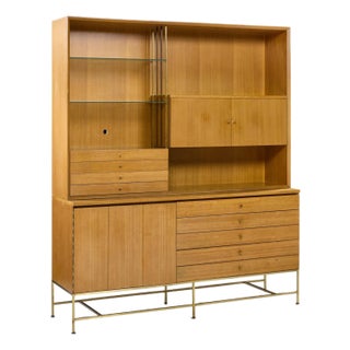 Paul McCobb for Calvin Mid Century Buffet and Hutch For Sale