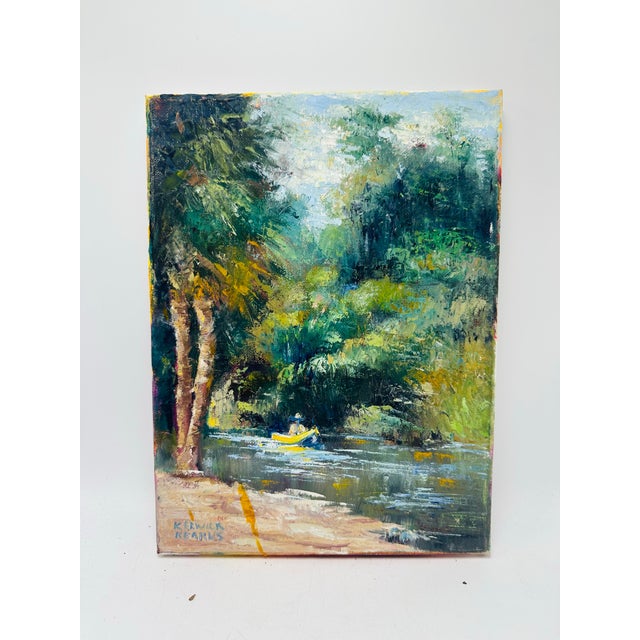 Vintage Landscape Painting For Sale - Image 4 of 6