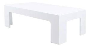 Space Age White Rectangular Coffee Table from Artifort, 1970s