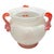 Murano Art Glass Bowl "Scavo" Italian Seguso White Red Vase Planter Decor For Sale - Image 11 of 12