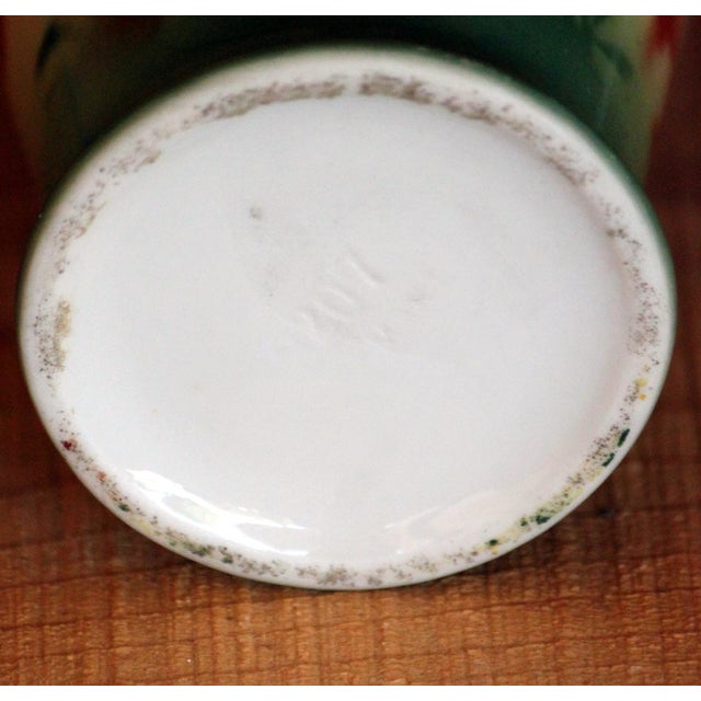 1900 - 1909 Antique Edwardian Art Nouveau German Porcelain Vase With Ducks, Germany 8207 For Sale - Image 5 of 10