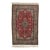 Vintage Hand-Knotted Persian Isfahan Rug 3'7" X 5'4" For Sale